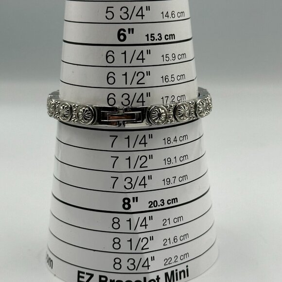 3/$30 Studio Time Watch Women Silver Tone Rhinestone Accent Bracelet  7" - Picture 12 of 15